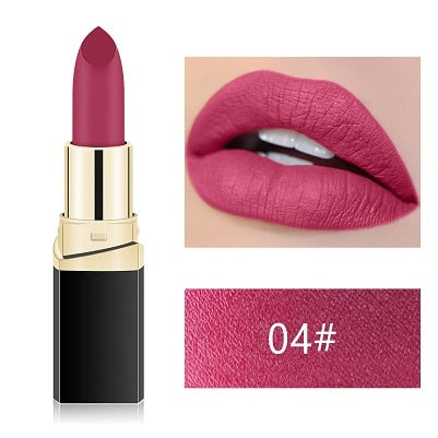 MISS ROSE Lipstick Matte Waterproof Make Up Long Lasting - The MAYZ