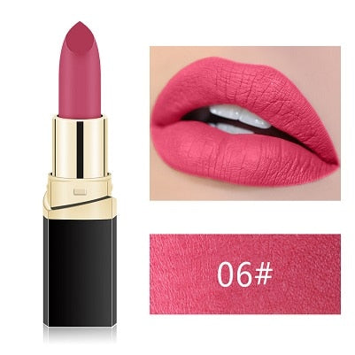 MISS ROSE Lipstick Matte Waterproof Make Up Long Lasting - The MAYZ