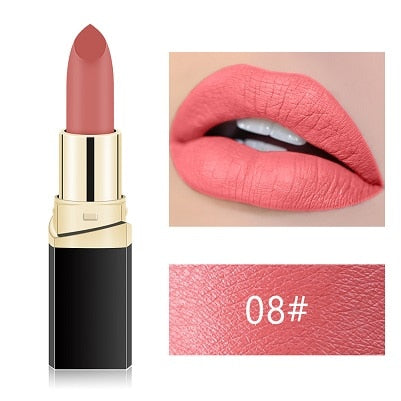 MISS ROSE Lipstick Matte Waterproof Make Up Long Lasting - The MAYZ