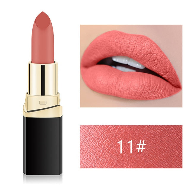 MISS ROSE Lipstick Matte Waterproof Make Up Long Lasting - The MAYZ