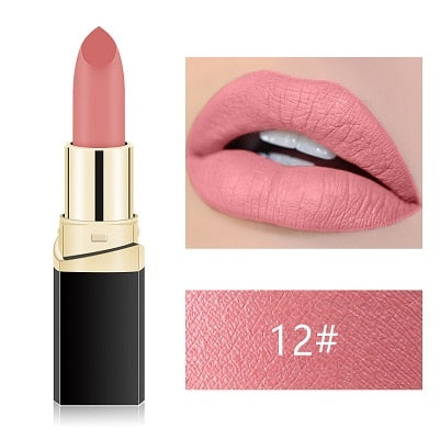 MISS ROSE Lipstick Matte Waterproof Make Up Long Lasting - The MAYZ