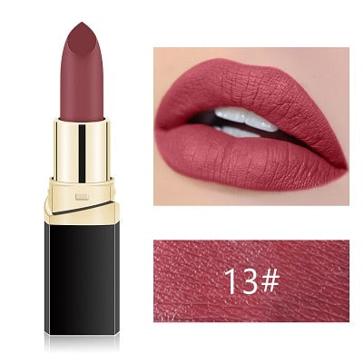 MISS ROSE Lipstick Matte Waterproof Make Up Long Lasting - The MAYZ