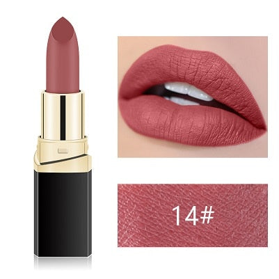 MISS ROSE Lipstick Matte Waterproof Make Up Long Lasting - The MAYZ