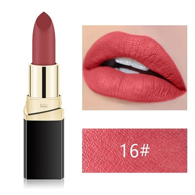 MISS ROSE Lipstick Matte Waterproof Make Up Long Lasting - The MAYZ