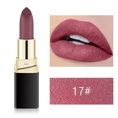 MISS ROSE Lipstick Matte Waterproof Make Up Long Lasting - The MAYZ