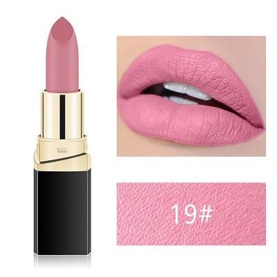 MISS ROSE Lipstick Matte Waterproof Make Up Long Lasting - The MAYZ