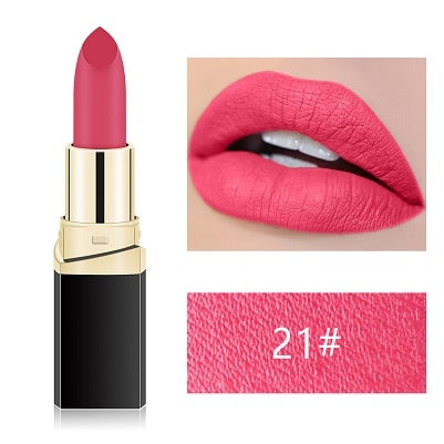 MISS ROSE Lipstick Matte Waterproof Make Up Long Lasting - The MAYZ