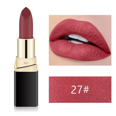 MISS ROSE Lipstick Matte Waterproof Make Up Long Lasting - The MAYZ
