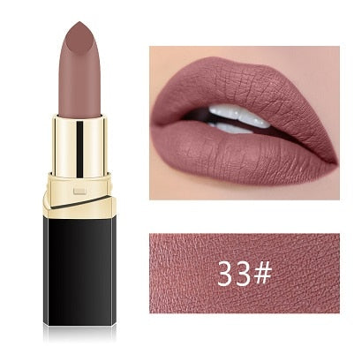 MISS ROSE Lipstick Matte Waterproof Make Up Long Lasting - The MAYZ
