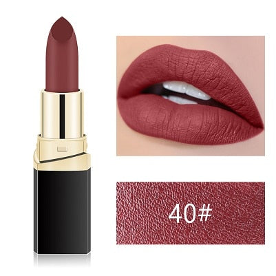 MISS ROSE Lipstick Matte Waterproof Make Up Long Lasting - The MAYZ