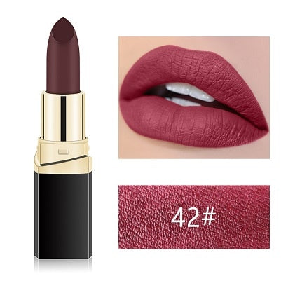 MISS ROSE Lipstick Matte Waterproof Make Up Long Lasting - The MAYZ