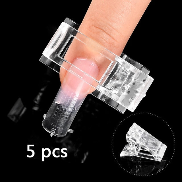 False Nail Tips Extension Forms Acrylic UV Gel Quick Building Mold Nail - The MAYZ