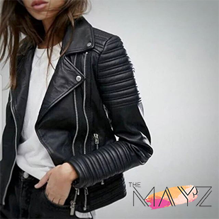 Leather Jackets Ladies Long Sleeve - The MAYZ
